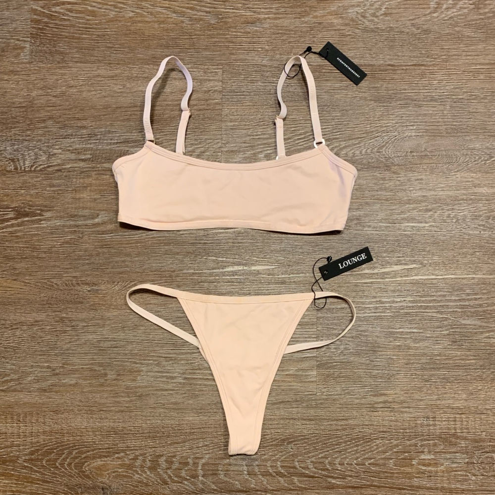 Lounge Essential Bralette and Thong